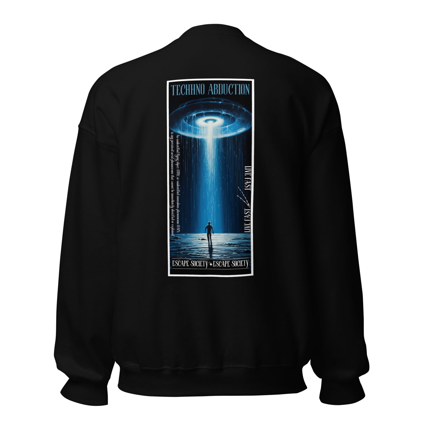 Techno Sweater Unisex - Space Abduction