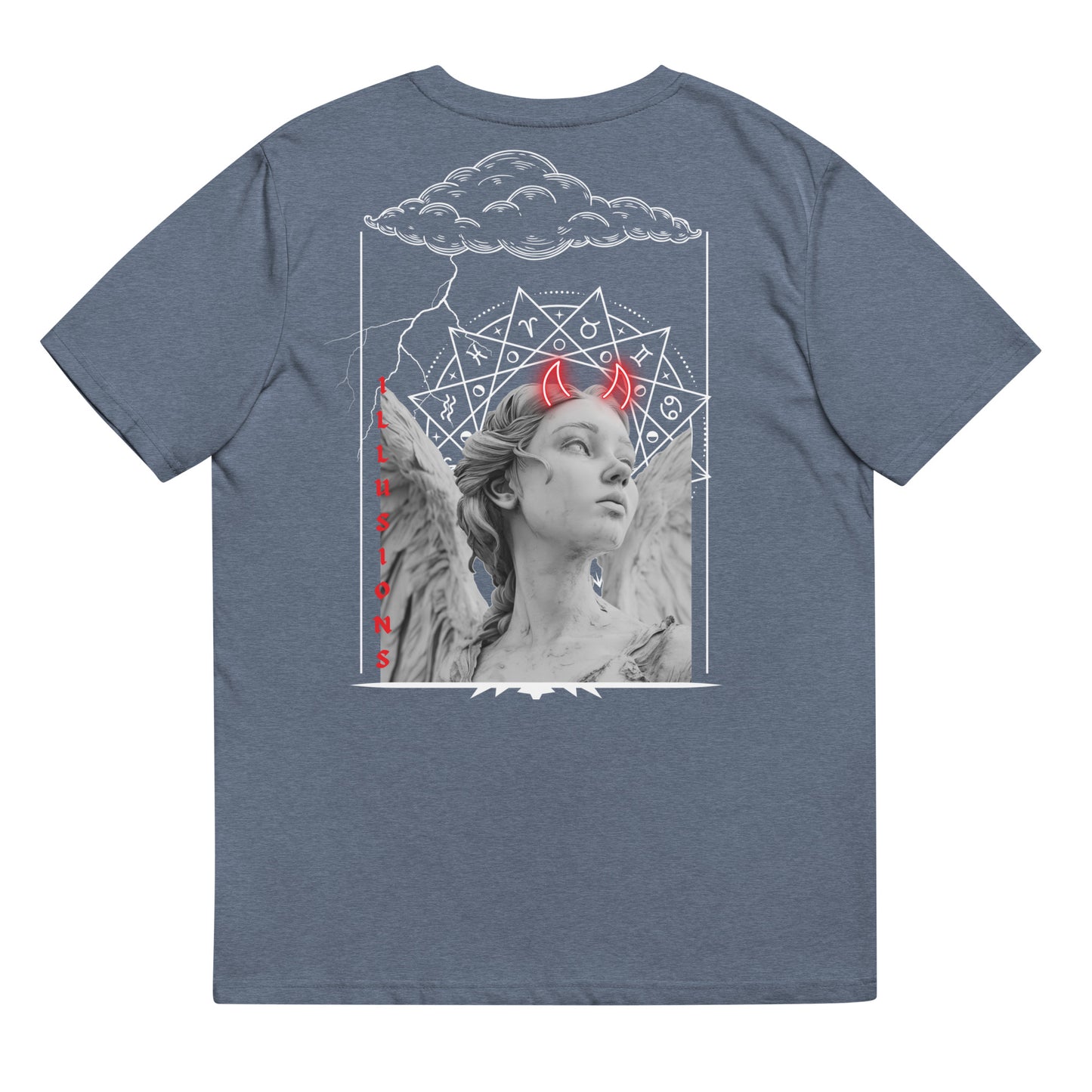 Techno Shirt Unisex - Fallen Angel (Backprint)